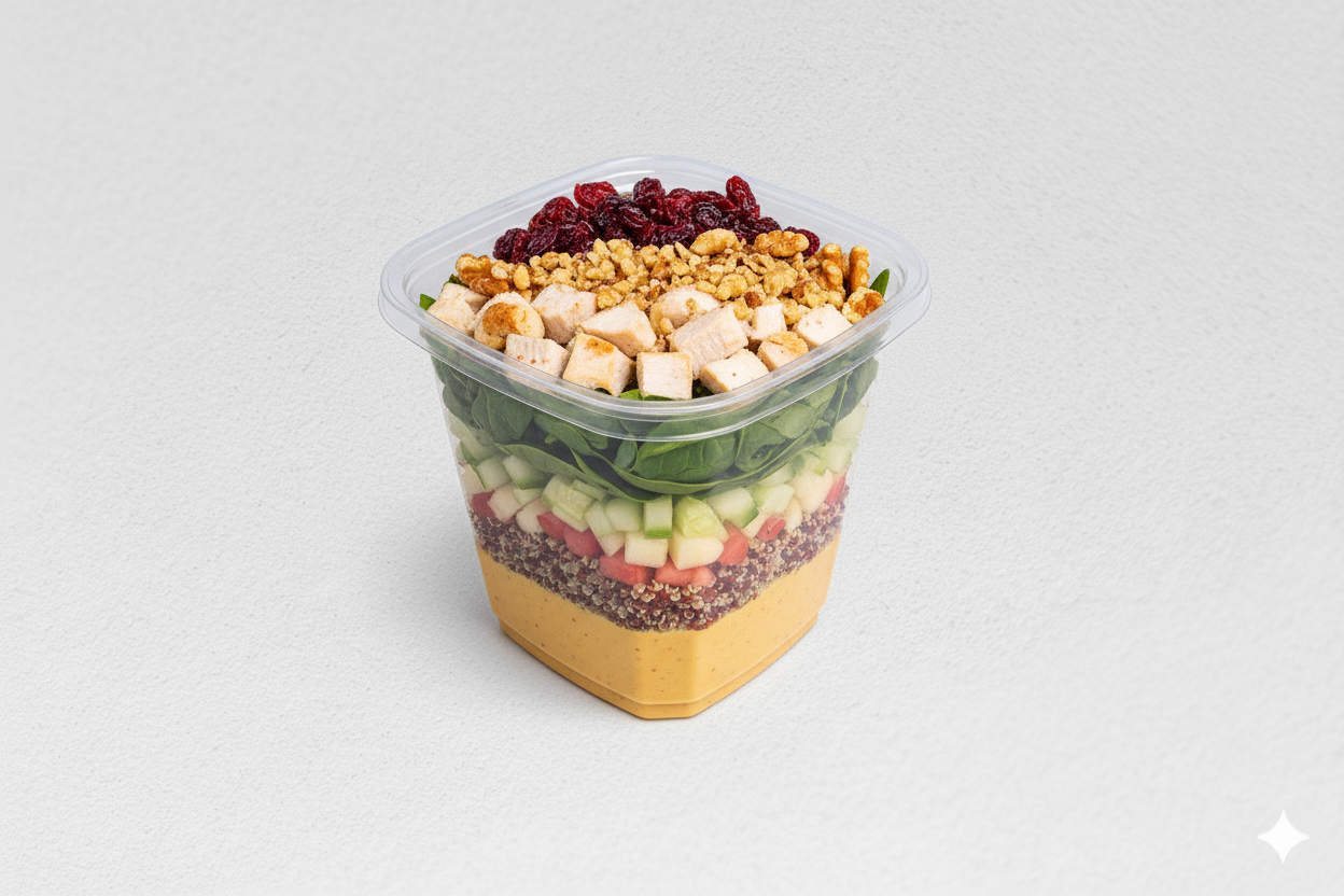 Apple Cranberry Salad Jar