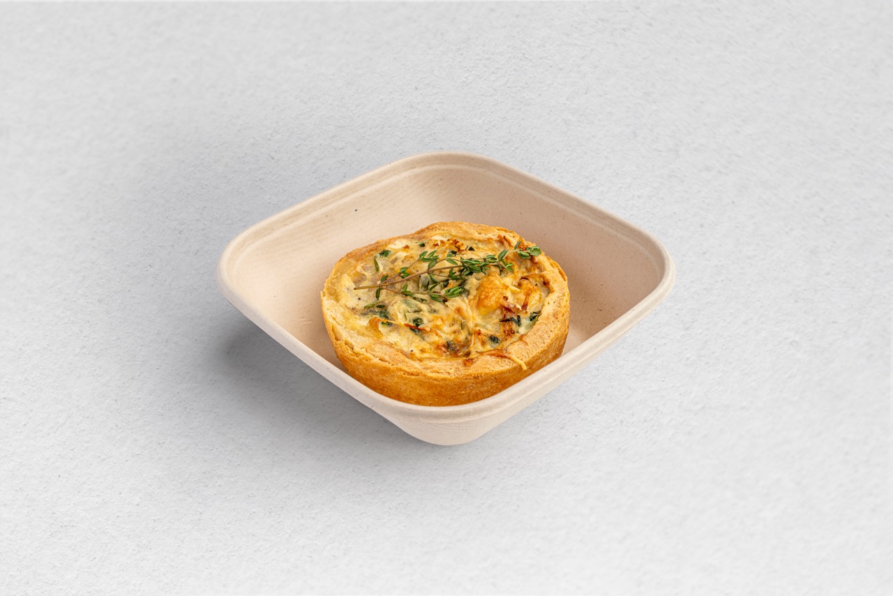 Chicken Spinach Quiche