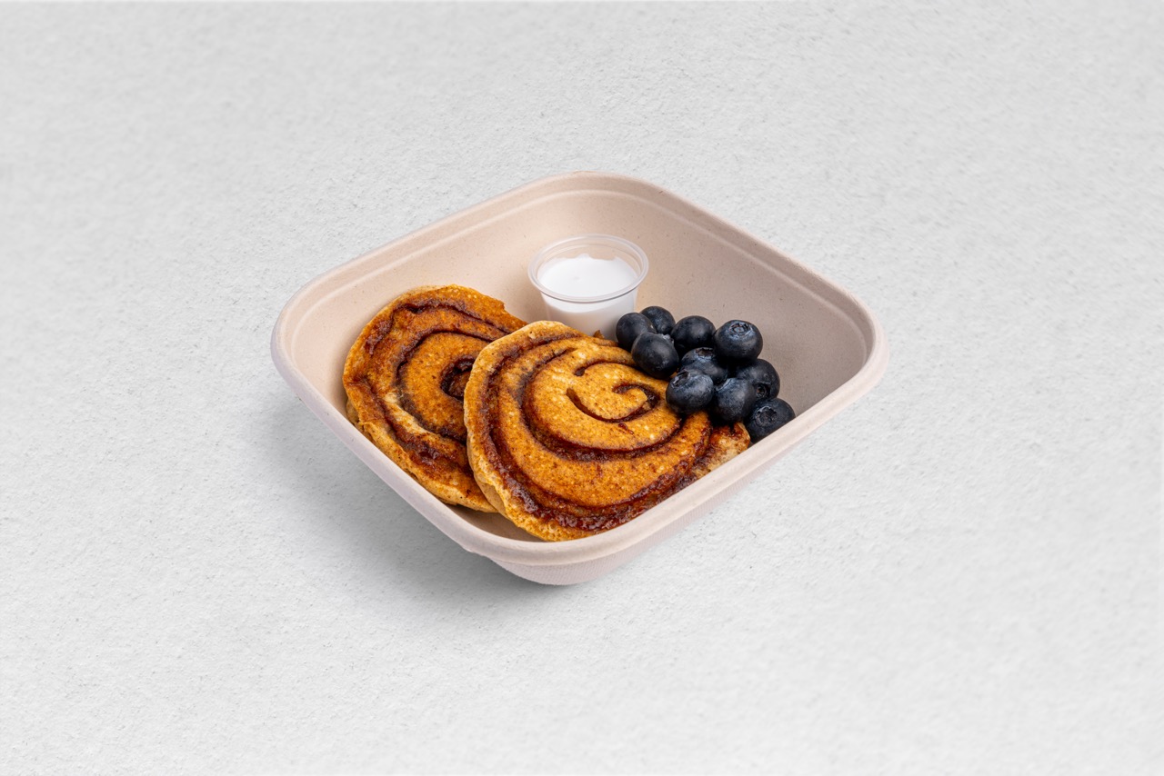 Cinnamon Roll Protein Pancake