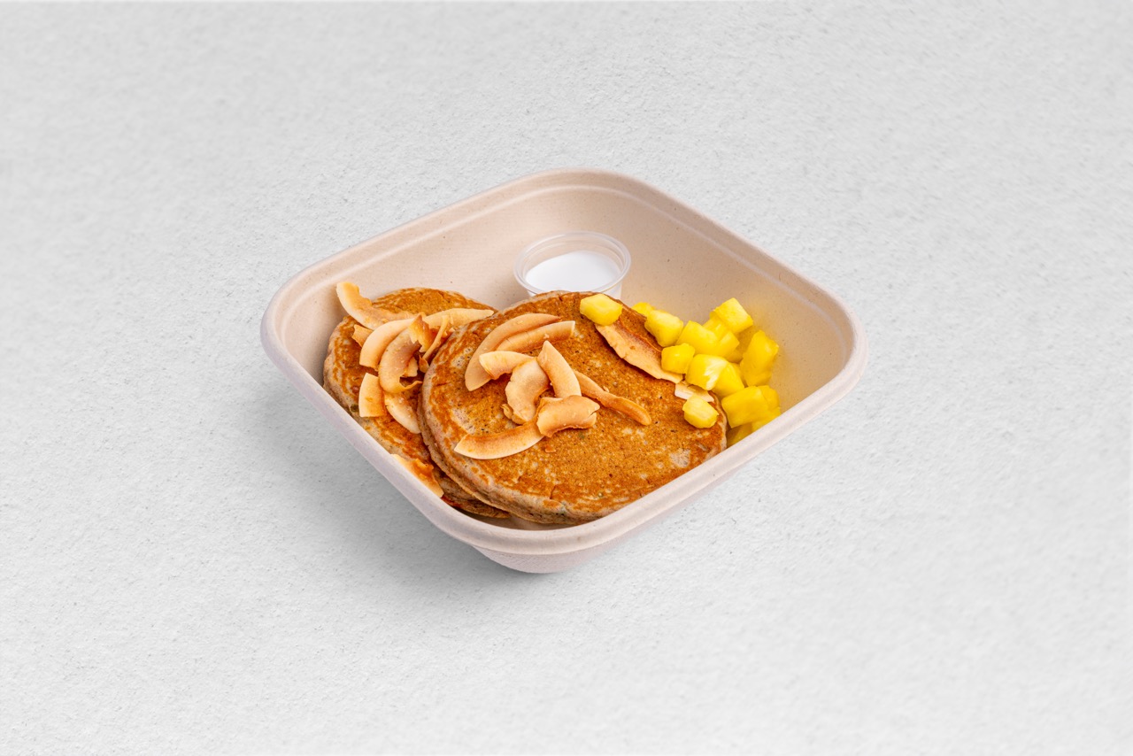 Coconut Hawaiian Protein Pancake