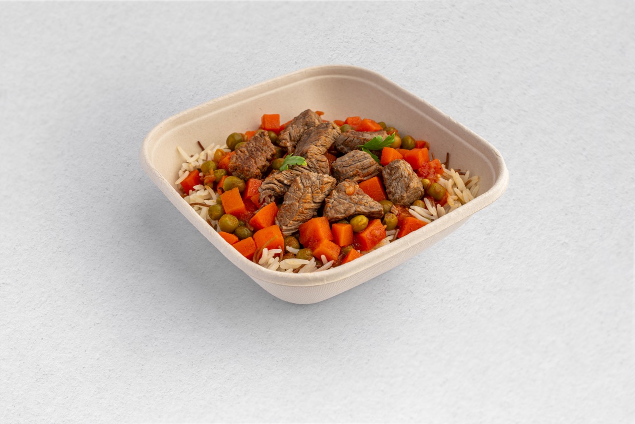 Lebanese Bazella w Riz Beef