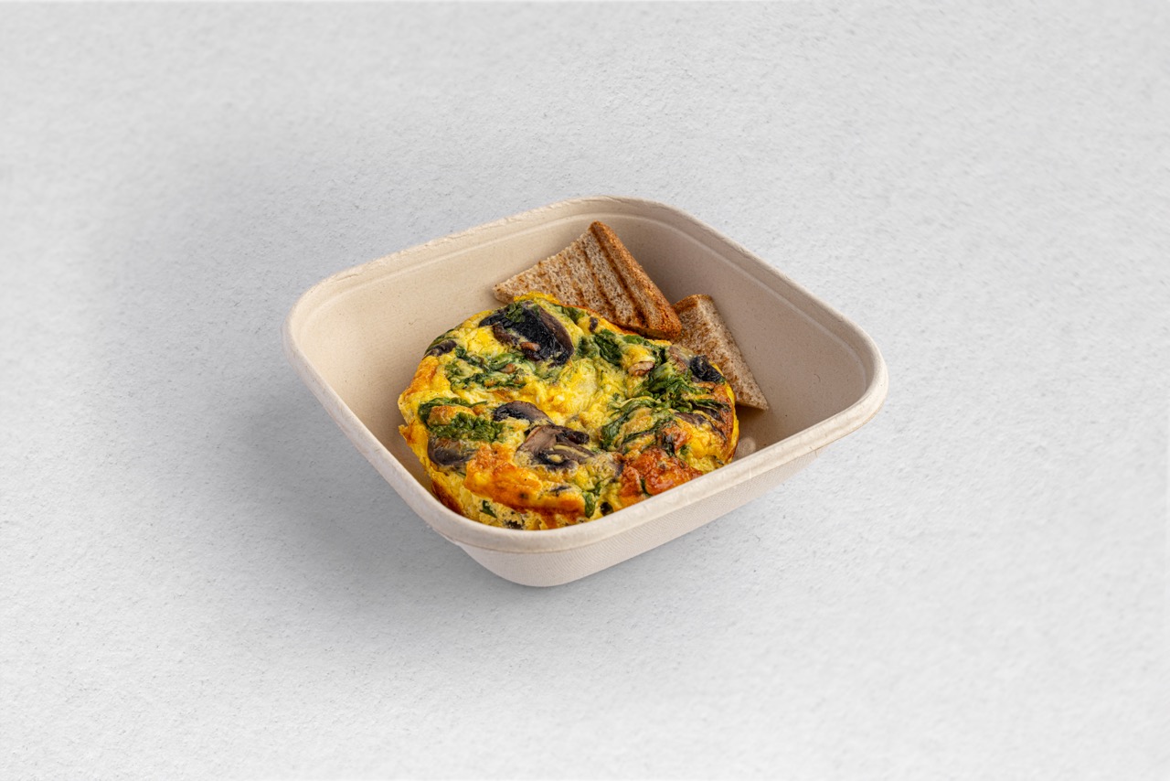 Mushroom Spinach Frittata