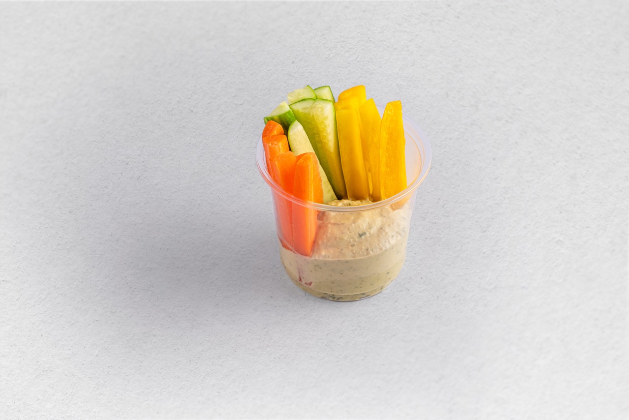 Pesto Hummus & Veggies Sticks
