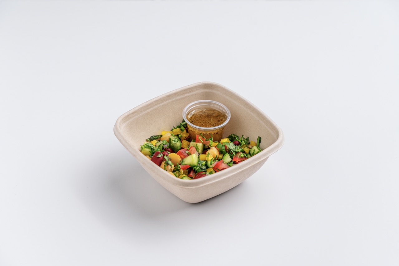 Red Bean Chickpeas Side Salad