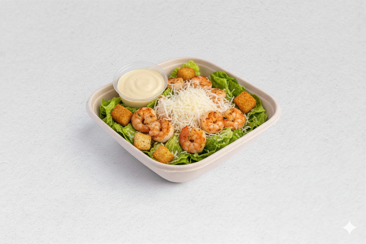 Shrimps Caesar Salad