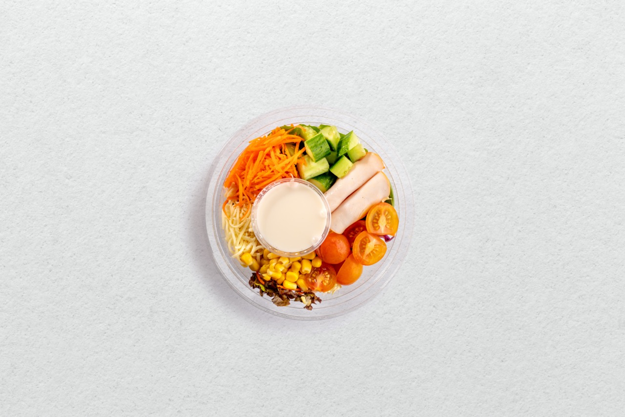 Smoked Turkey Roll Salad
