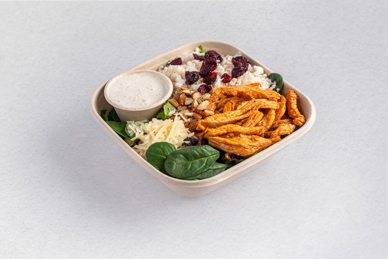 Spinach Chicken Creamy Bowl