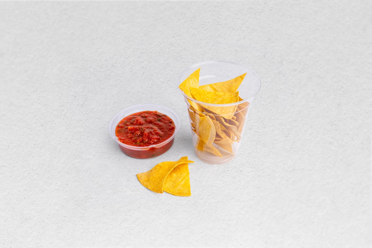 Tortilla Chips and Chunky Salsa