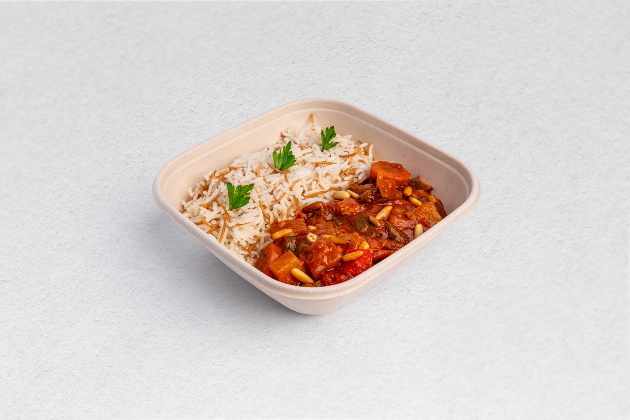 Veggies Stew With Rice